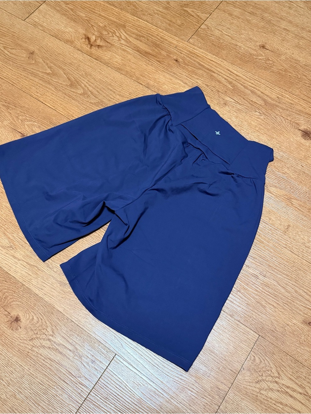 Halara High-Waist Women’s Athletic Shorts in Navy Blue - Picture 2 of 4